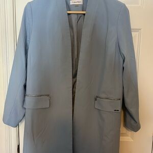 Calvin Klein Women's Sky Blue Blazer
